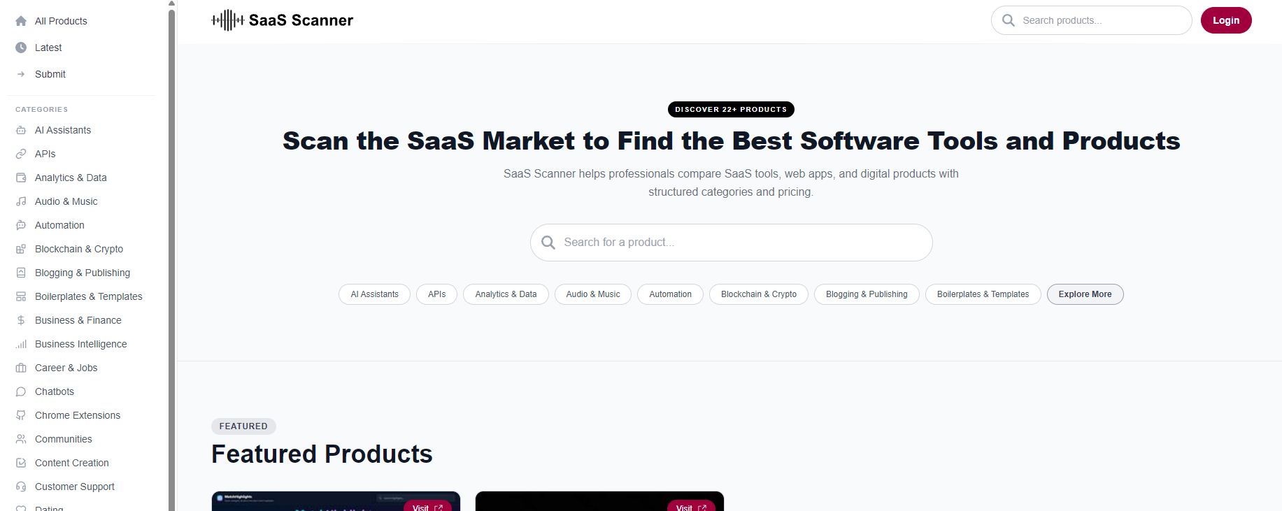 SaaS Scanner