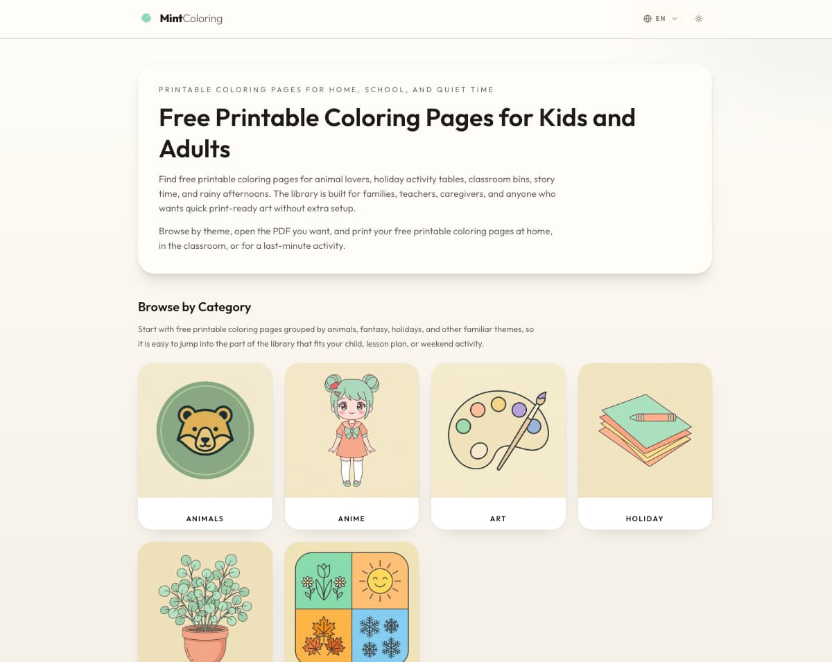 MintColoring.com