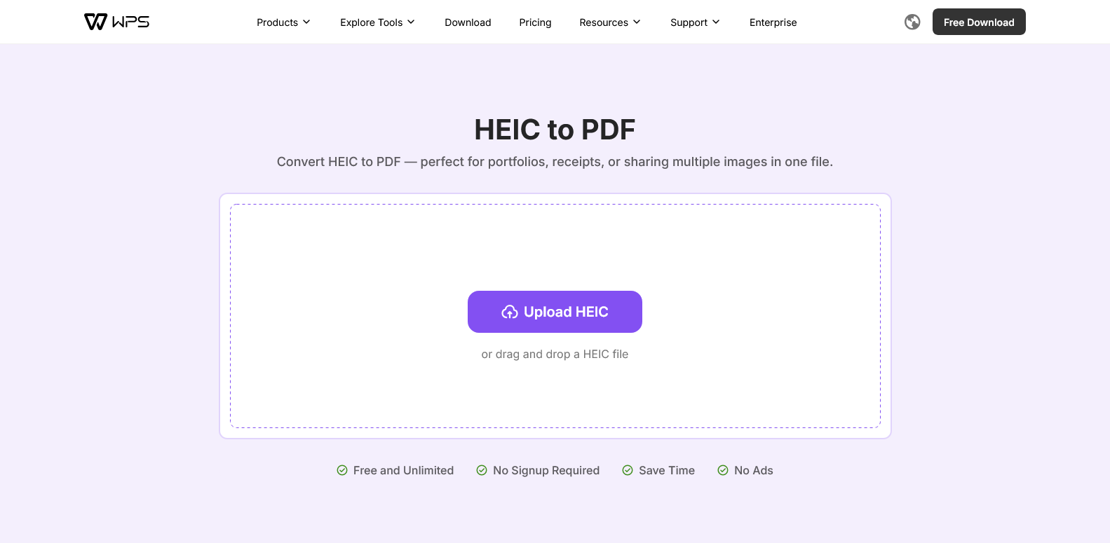 HEIC to PDF banner