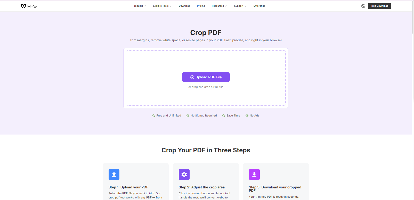 Crop PDF banner