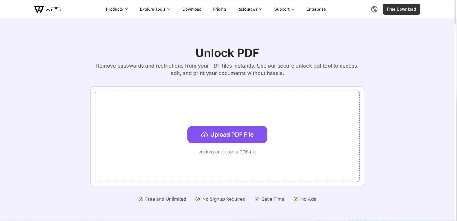 Unlock PDF