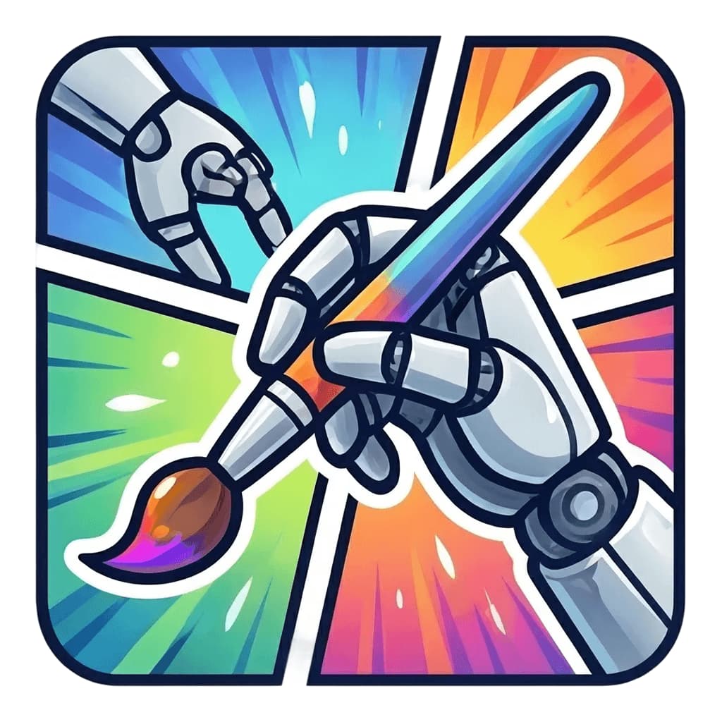 AI webtoon & comic maker logo